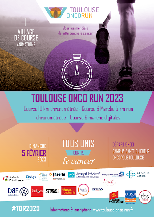 Affiche-TOR-2023 - Toulouse Onco Run by Ligue contre le cancer de Haute Garonne